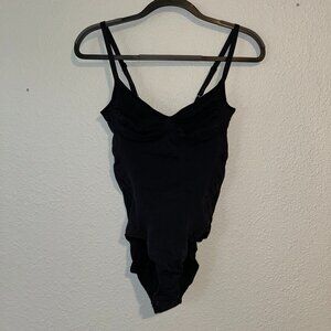 SKIMS Black Seamless Sculpt Brief Bodysuit